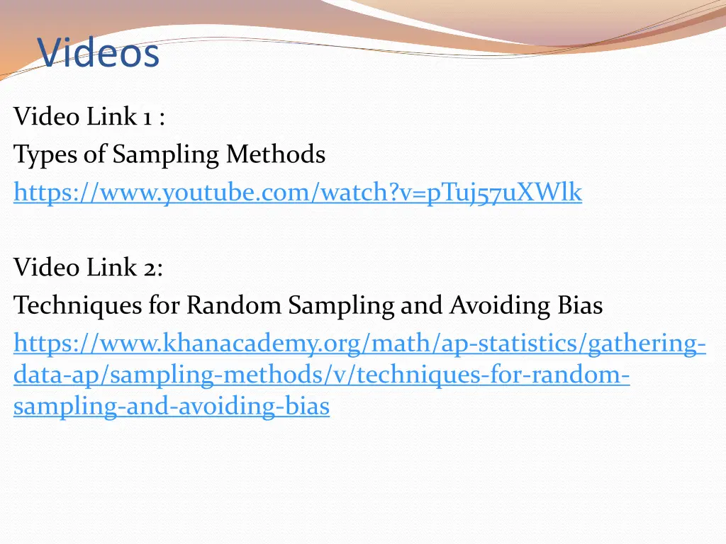 videos