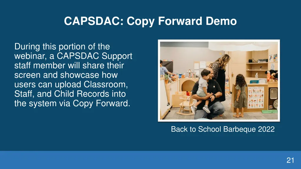 capsdac copy forward demo