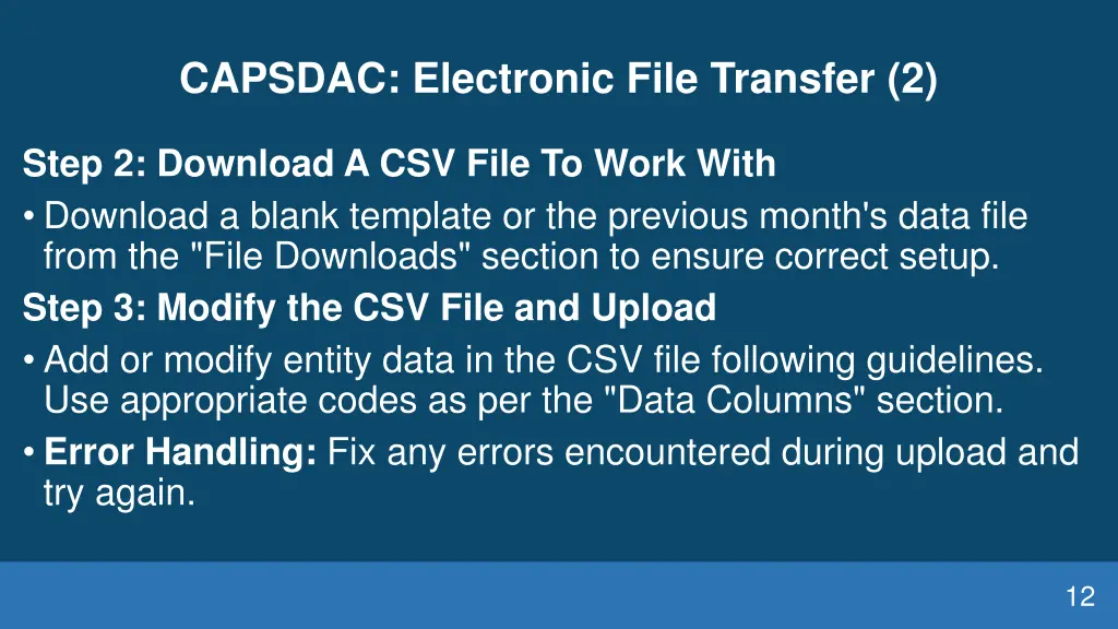 capsdac electronic file transfer 2