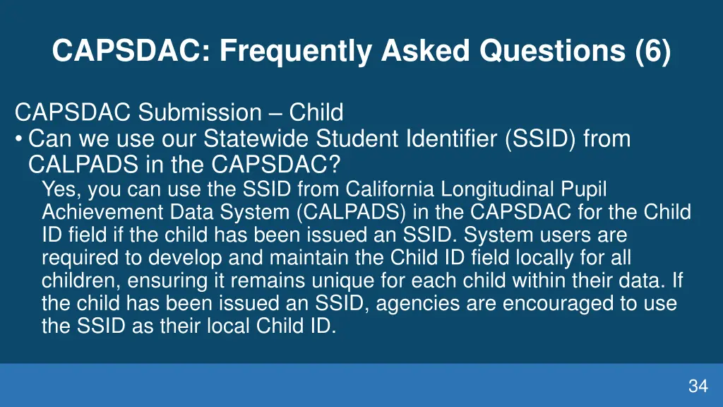 capsdac frequently asked questions 6