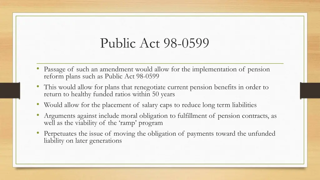 public act 98 0599