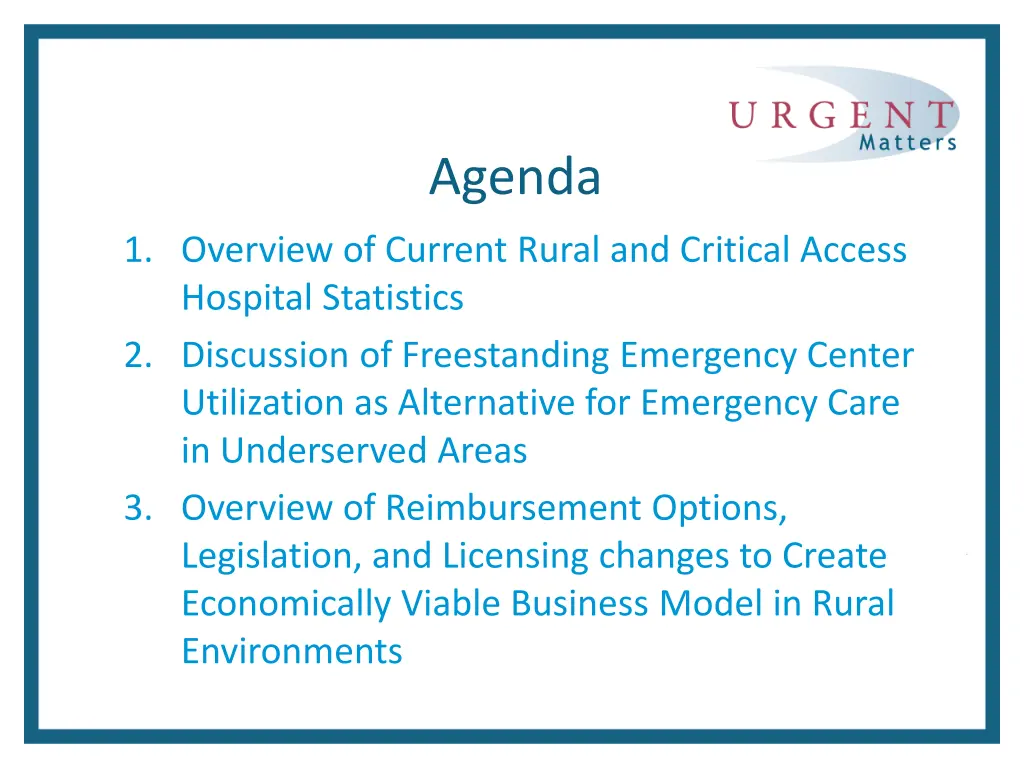 agenda