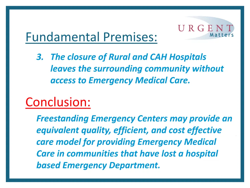 fundamental premises 1