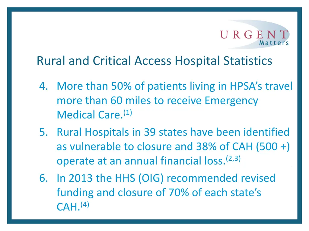 rural and critical access hospital statistics 1