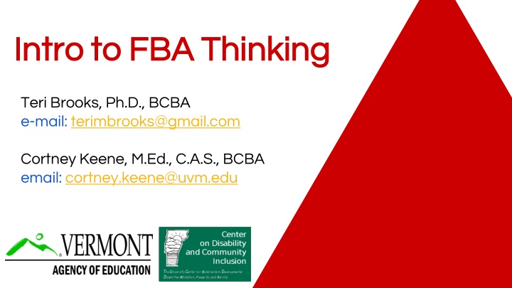 intro to fba thinking intro to fba thinking