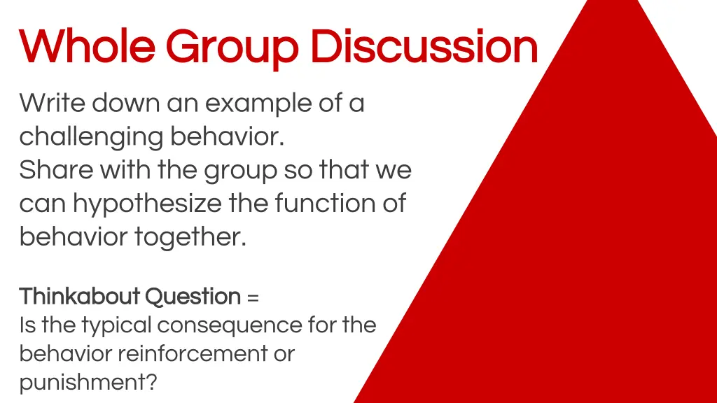 whole group discussion whole group discussion