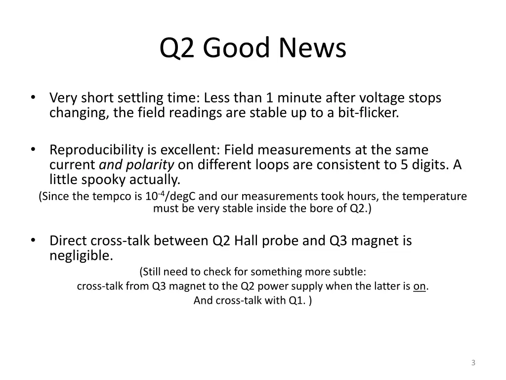 q2 good news