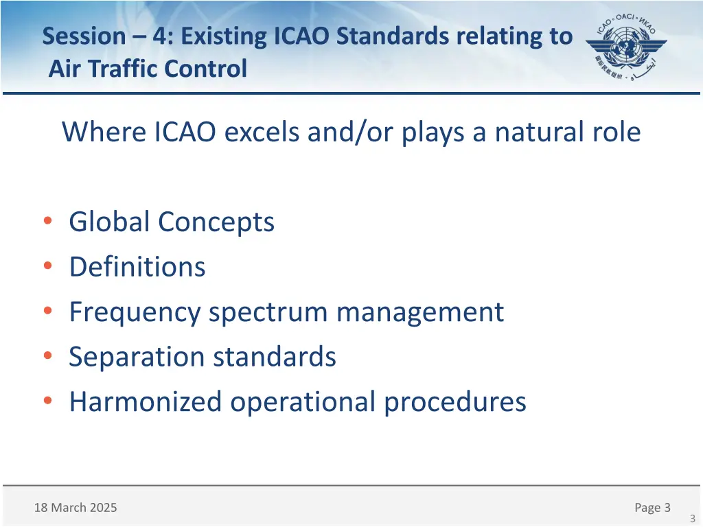 session 4 existing icao standards relating 2
