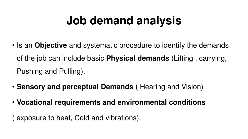 job demand analysis 1