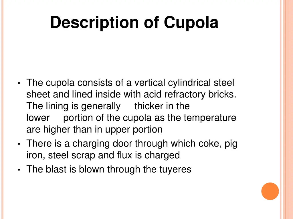 description of cupola