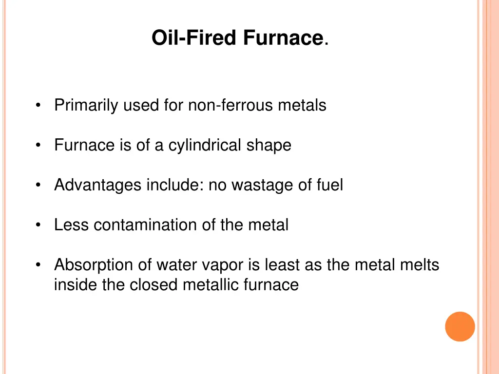oil fired furnace