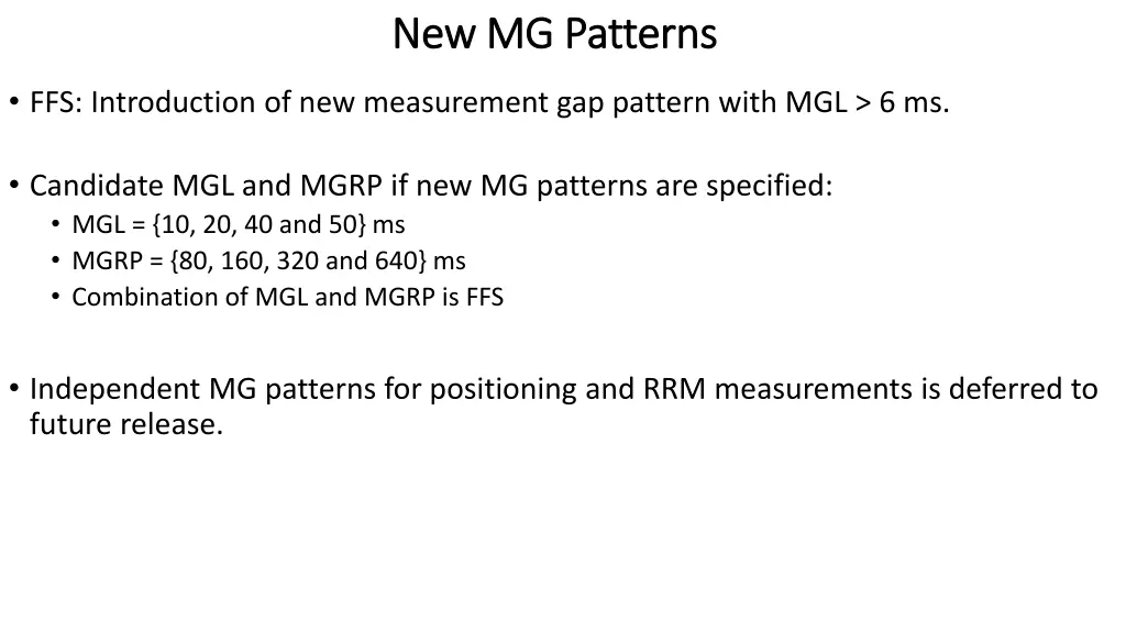 new mg patterns new mg patterns
