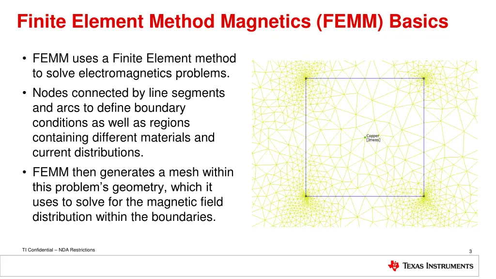 finite element method magnetics femm basics