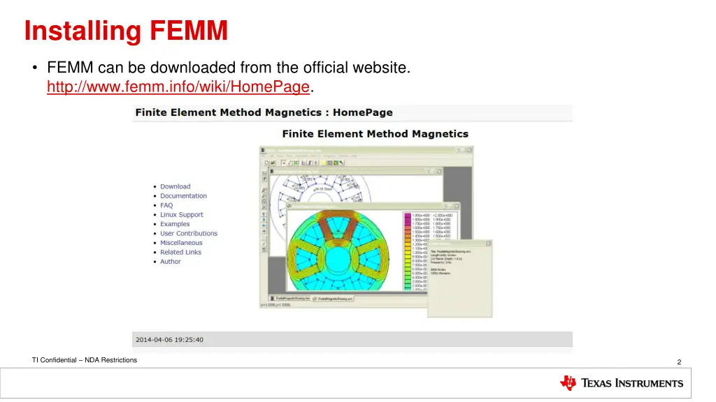 installing femm