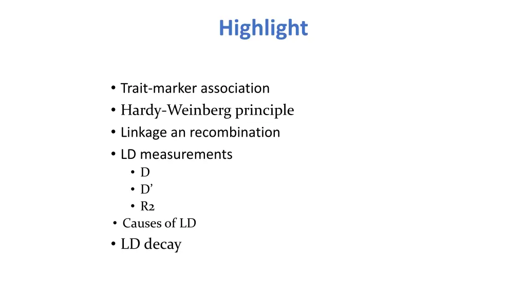 highlight