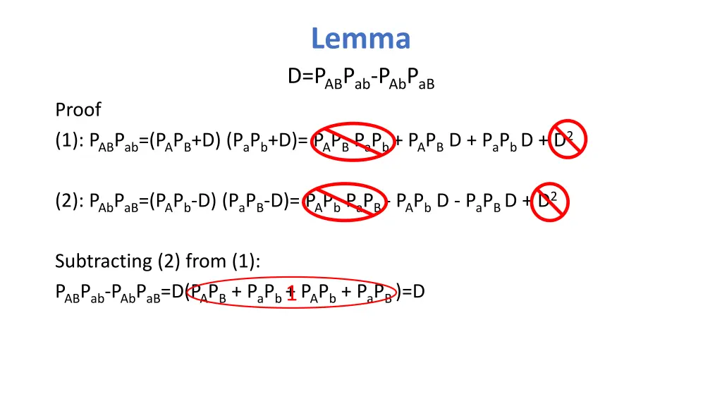 lemma d p ab p ab p ab p ab