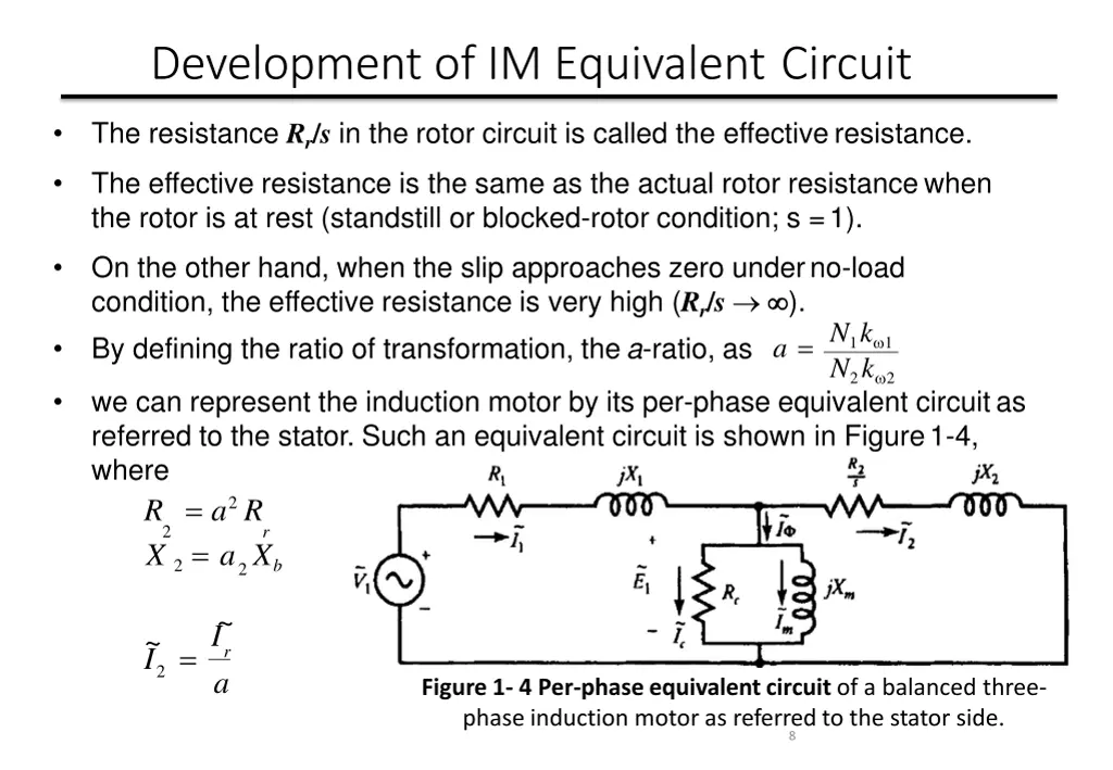 development of im equivalent circuit 6
