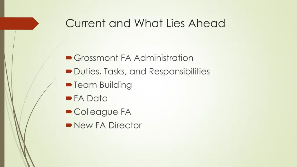 current and what lies ahead 2