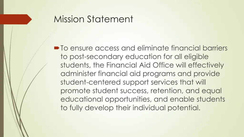 mission statement