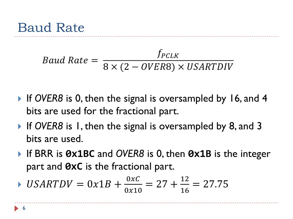 baud rate 1