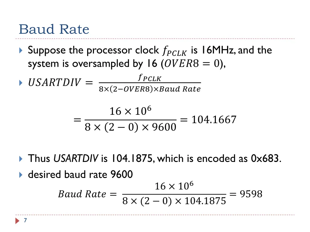 baud rate 2