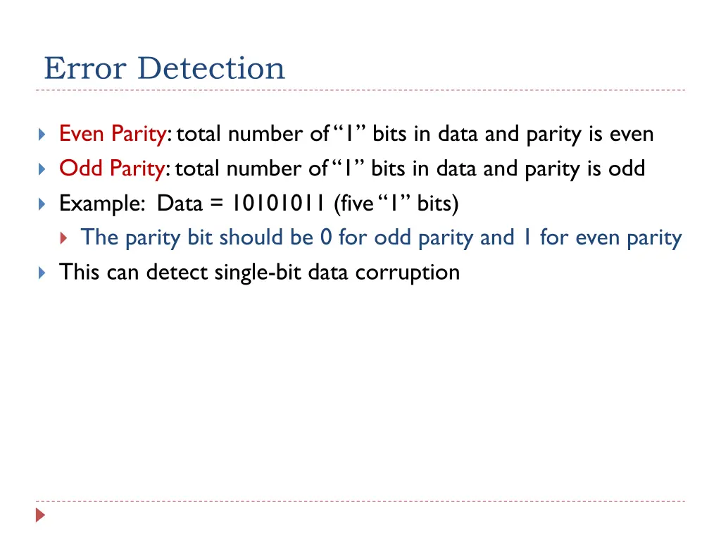 error detection