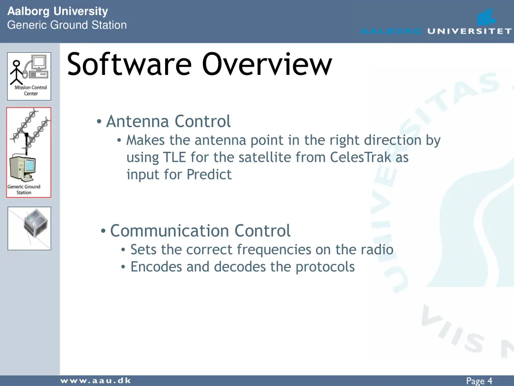 aalborg university generic ground station 2