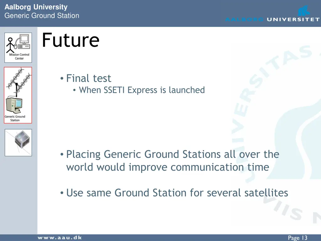 aalborg university generic ground station future