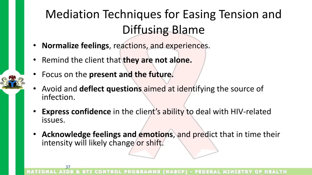 mediation techniques for easing tension 1