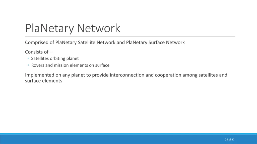 planetary network