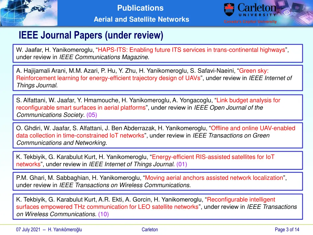 publications aerial and satellite networks 2