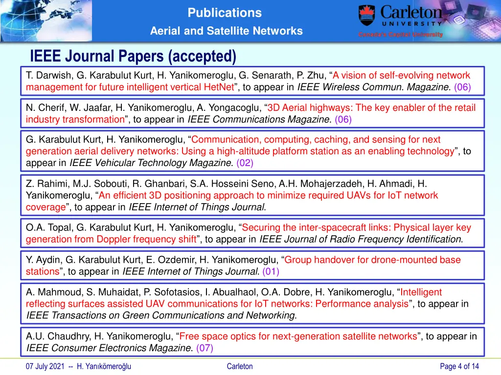 publications aerial and satellite networks 3