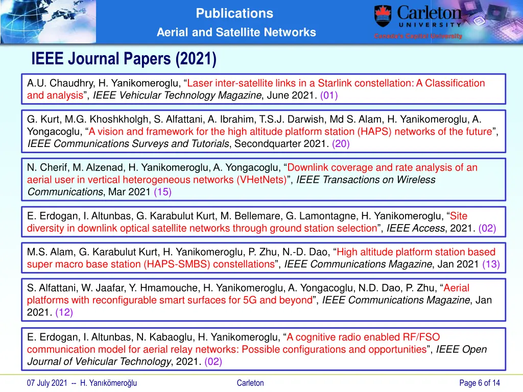 publications aerial and satellite networks 5