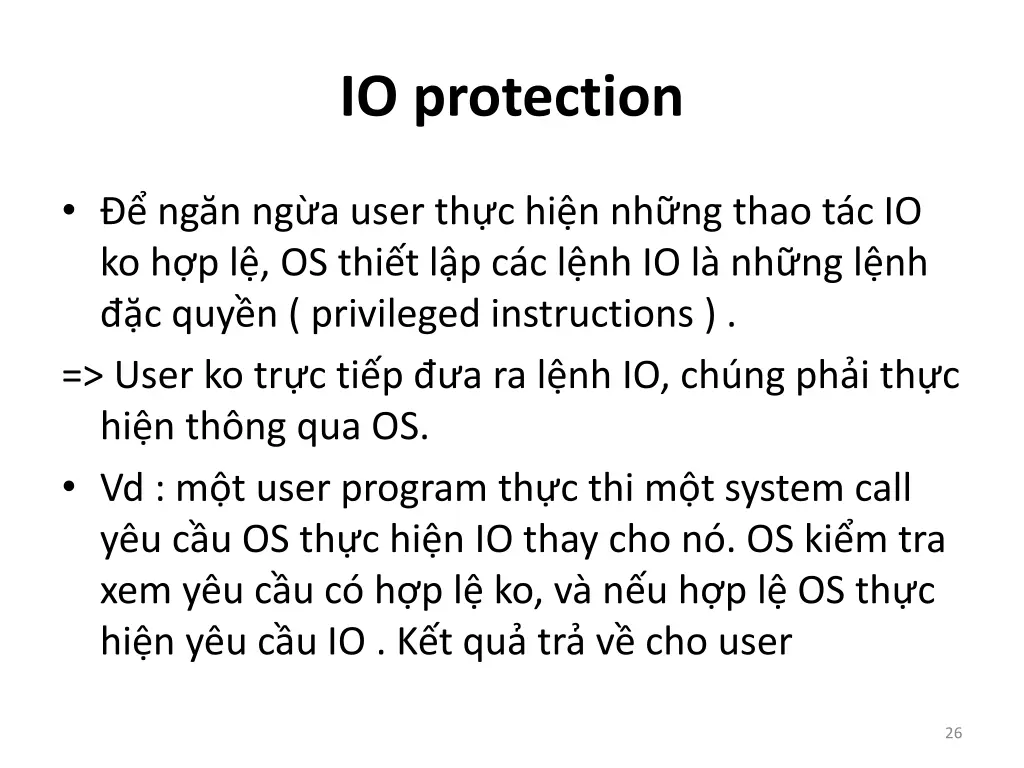 io protection