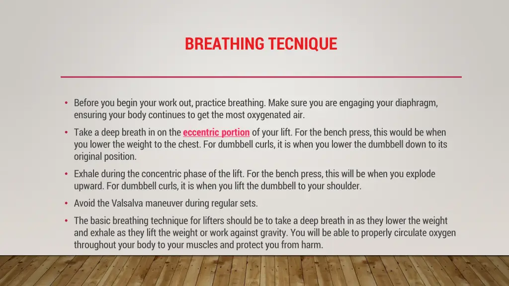 breathing tecnique