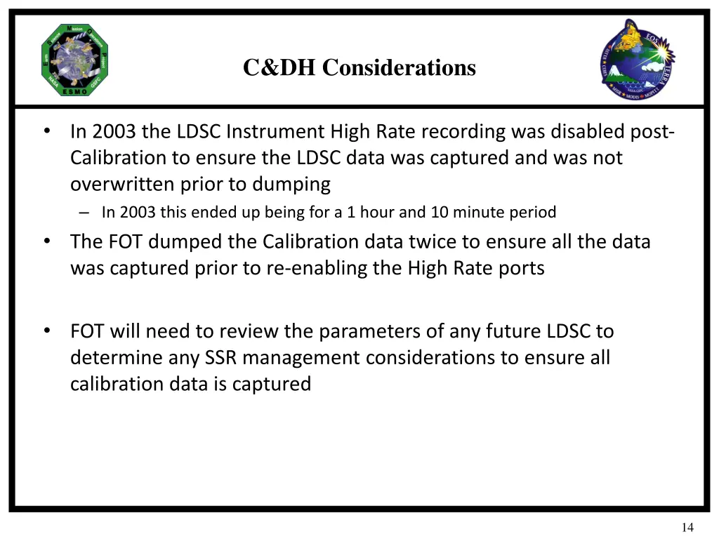 c dh considerations
