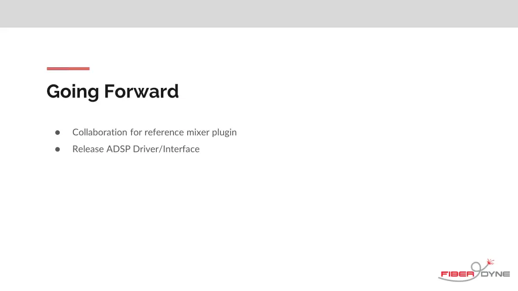 going forward