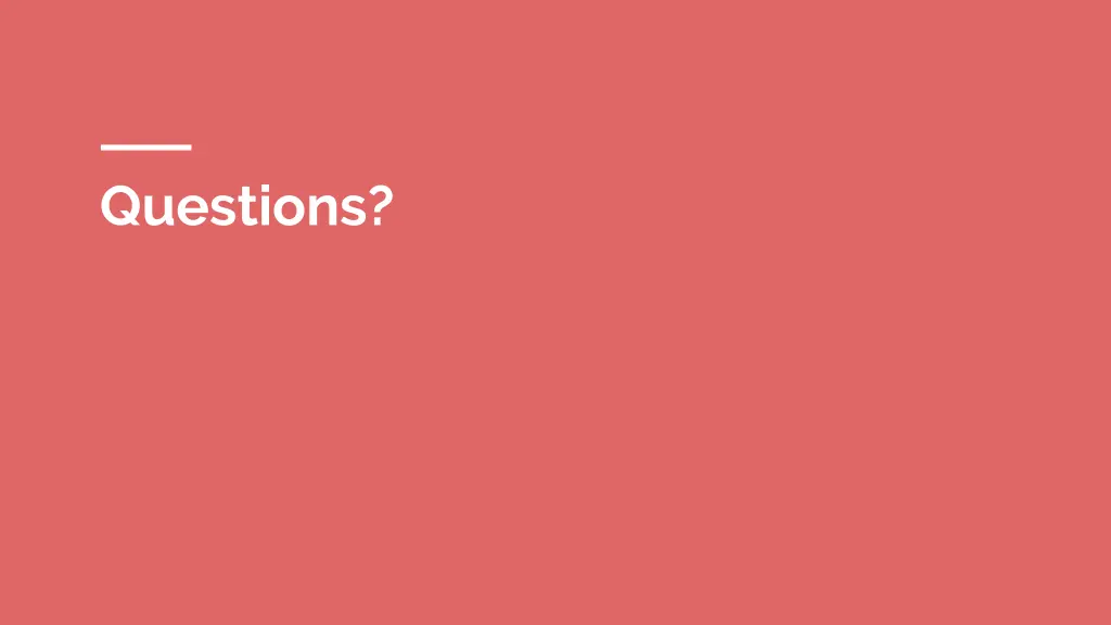 questions