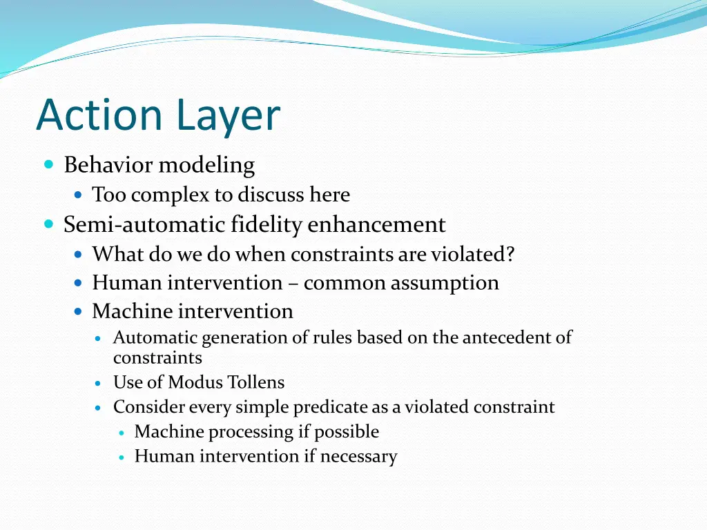 action layer