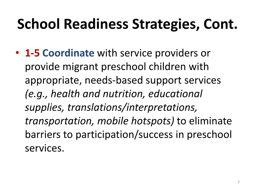 school readiness strategies cont 1