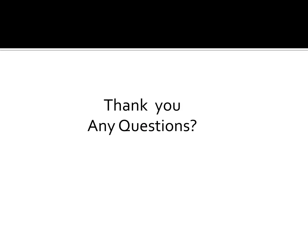 thank you any questions