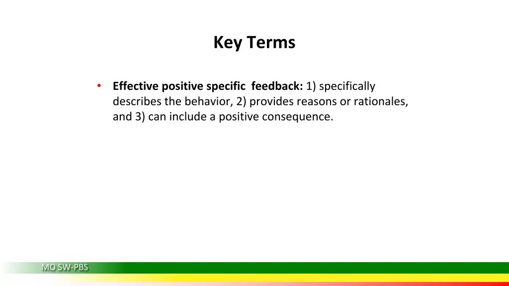 key terms