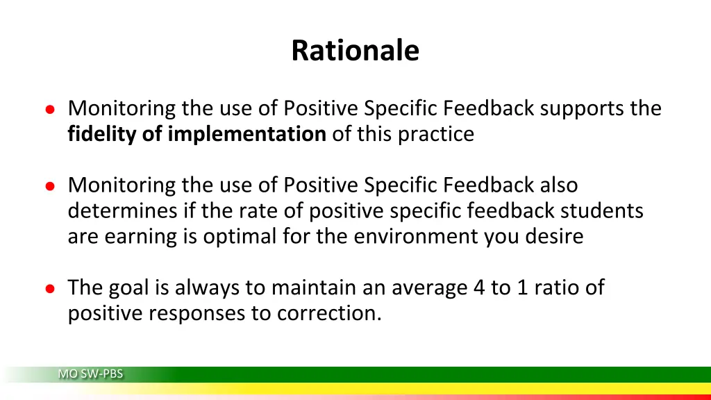 rationale