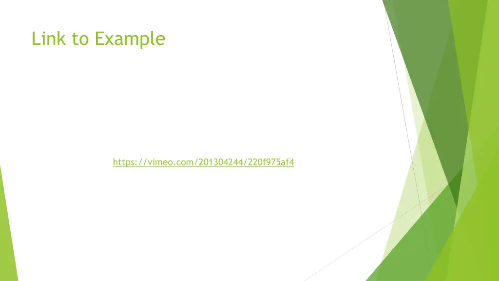 link to example