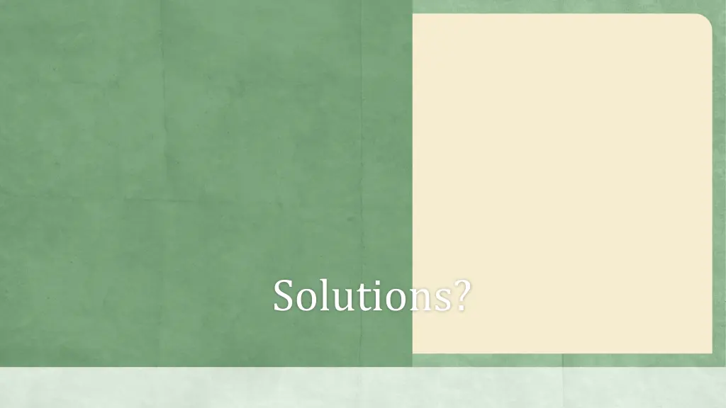 solutions