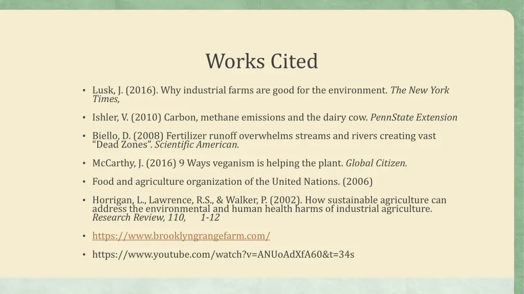 works cited