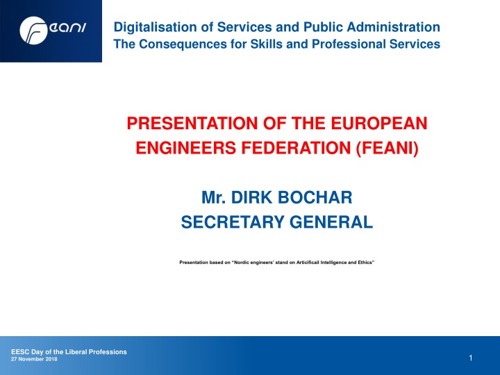 digitalisation of services and public