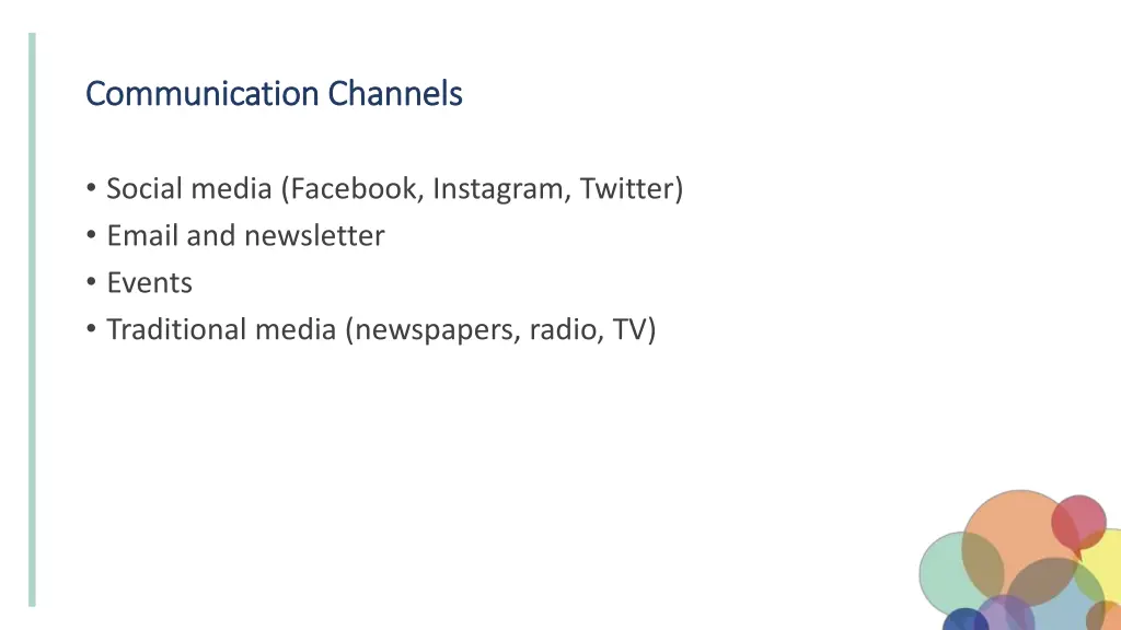 communication communication channels