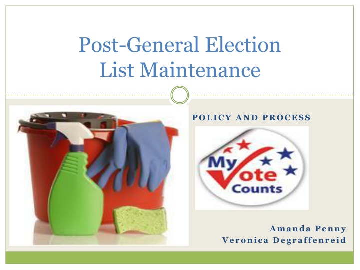 post general election list maintenance