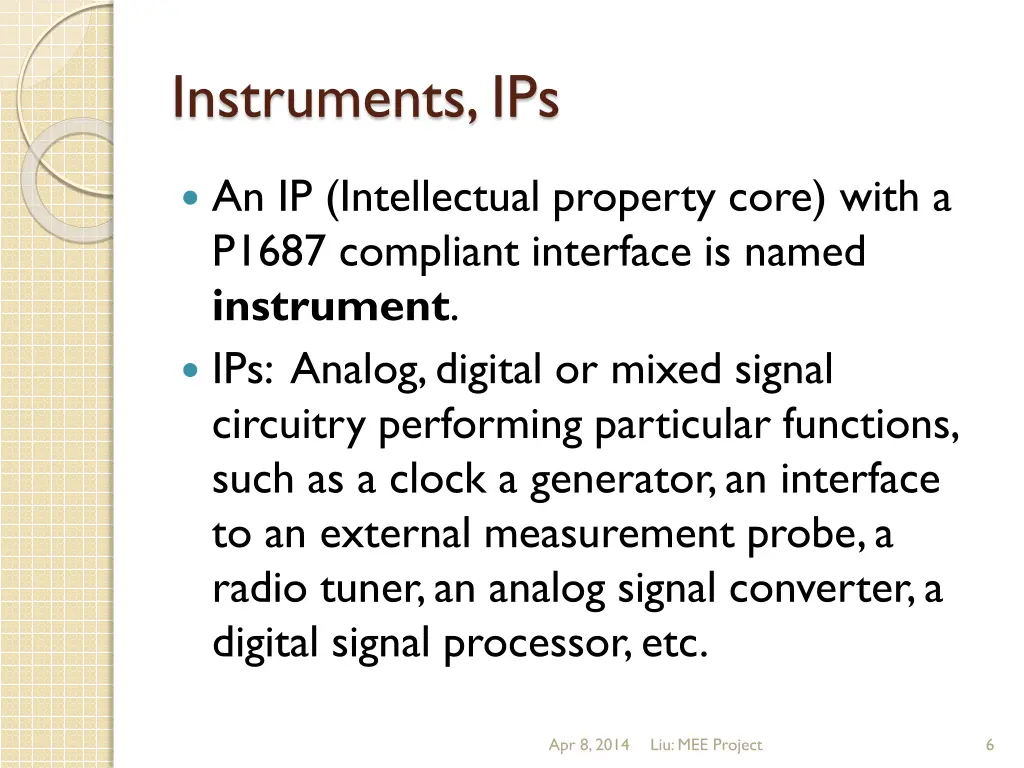 instruments ips